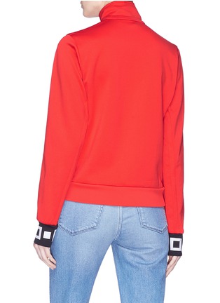 Back View - Click To Enlarge - PROENZA SCHOULER - PSWL graphic cuff track jacket