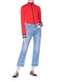 Figure View - Click To Enlarge - PROENZA SCHOULER - PSWL graphic cuff track jacket