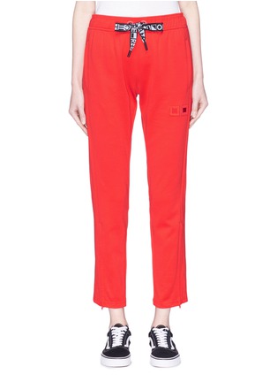 Main View - Click To Enlarge - PROENZA SCHOULER - PSWL graphic drawstring track pants