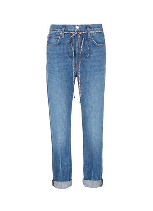 Main View - Click To Enlarge - PROENZA SCHOULER - PSWL drawstring paperbag jeans