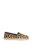 Main View - Click To Enlarge - TORY BURCH - 'Mckenzie' leopard print calf hair espadrilles