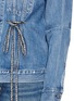 Detail View - Click To Enlarge - PROENZA SCHOULER - PSWL drawstring denim jacket