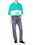 Figure View - Click To Enlarge - BALENCIAGA - 'Speedhunter' slogan print oversized polo shirt