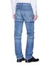 Back View - Click To Enlarge - BALENCIAGA - Layered jeans