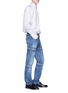 Figure View - Click To Enlarge - BALENCIAGA - Layered jeans