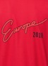 Detail View - Click To Enlarge - BALENCIAGA - 'Europe 2018' print polo shirt