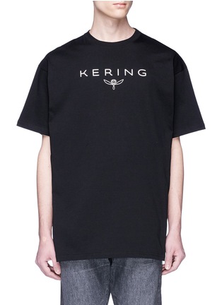 Main View - Click To Enlarge - BALENCIAGA - 'Kering' print oversized T-shirt