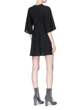 Figure View - Click To Enlarge - TOPSHOP - Knot keyhole front crepe dress