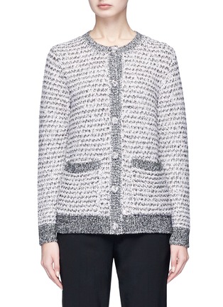 Main View - Click To Enlarge - LANVIN - Marled tweed effect cardigan