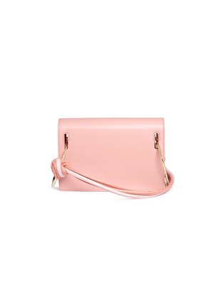 Main View - Click To Enlarge - ROKSANDA - 'Dia' metal ring knotted strap leather shoulder bag