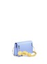 Figure View - Click To Enlarge - ROKSANDA - 'Dia' metal ring knotted strap leather shoulder bag
