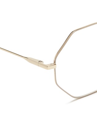 Detail View - Click To Enlarge - CHLOÉ - 'Palma' octagon frame metal optical glasses