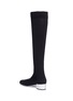 Figure View - Click To Enlarge - RENÉ CAOVILLA - Strass heel knit sock boots