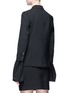 Back View - Click To Enlarge - NEIL BARRETT - Split cuff blazer