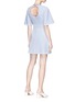 Figure View - Click To Enlarge - ROKSANDA - 'Layken' cutout bonded crepe dress