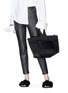 Figure View - Click To Enlarge - ALEXANDER WANG - Logo embossed small tote