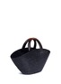 Detail View - Click To Enlarge - EUGENIA KIM - 'Carlotta Undercover' embroidered straw tote bag
