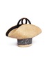 Detail View - Click To Enlarge - EUGENIA KIM - Tweed straw hat bag