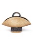 Main View - Click To Enlarge - EUGENIA KIM - Tweed straw hat bag