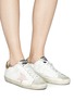 Figure View - Click To Enlarge - GOLDEN GOOSE - 'Superstar' suede leather sneakers