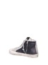 Detail View - Click To Enlarge - GOLDEN GOOSE - 'Slide' glitter suede high top sneakers