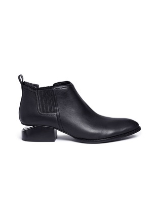Main View - Click To Enlarge - ALEXANDER WANG - 'Kori' cutout heel leather chelsea boots