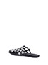 Detail View - Click To Enlarge - ALEXANDER WANG - 'Amelia' dome stud caged suede slides