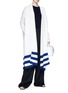 Figure View - Click To Enlarge - ROSETTA GETTY - Oversized cashmere open cardigan