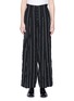 Main View - Click To Enlarge - THE KEIJI - High waist stripe crepe wide leg pants