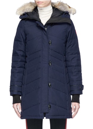 Main View - Click To Enlarge - CANADA GOOSE - 'Lorette' coyote fur hooded down puffer parka
