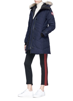 Figure View - Click To Enlarge - CANADA GOOSE - 'Lorette' coyote fur hooded down puffer parka