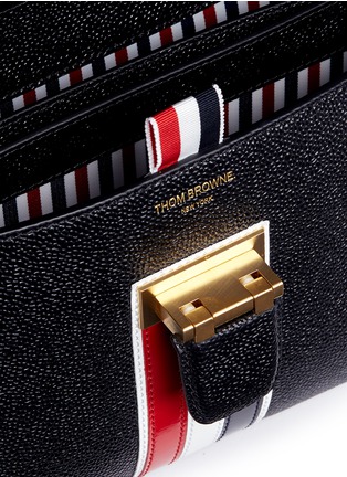 Thom Browne FDSD95CF0272996 関税送料込 Thom Browne // Black & Gold Mr. Thom Bag – VSP Consignment