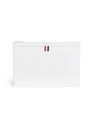 Main View - Click To Enlarge - THOM BROWNE  - Pebble grain leather document holder