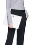 Figure View - Click To Enlarge - THOM BROWNE  - Pebble grain leather document holder