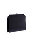 Detail View - Click To Enlarge - THOM BROWNE  - Pebble grain leather accordion folio pouch