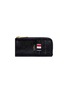 Main View - Click To Enlarge - THOM BROWNE  - Pebble grain leather zip cardholder