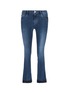 Main View - Click To Enlarge - FRAME - 'Le Crop Mini Boot' asymmetric cuff jeans