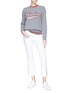 Figure View - Click To Enlarge - FRAME - 'Le Crop' flared leg jeans
