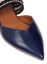 Detail View - Click To Enlarge - MALONE SOULIERS - 'Hannah' woven strap leather flats