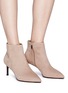 Figure View - Click To Enlarge - PEDDER RED - 'Harper' suede ankle boots