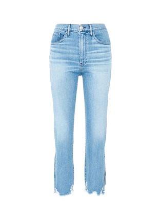 Main View - Click To Enlarge - 3X1 - 'W4' split frayed cuff jeans