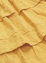 Detail View - Click To Enlarge - LOVESHACKFANCY - 'Claire' leaf embroidered tiered ruffle skirt