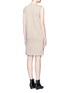 Back View - Click To Enlarge - ACNE STUDIOS - 'Katja A Lurex' appliqué fleece lined dress