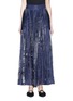 Main View - Click To Enlarge - 73182 - 'Watts' pleated silk liquid charmeuse culottes