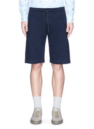 Main View - Click To Enlarge - PS PAUL SMITH - Drawstring French terry shorts