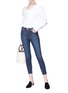 Figure View - Click To Enlarge - L'AGENCE - 'Margot' cropped skinny jeans