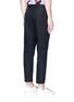 Back View - Click To Enlarge - MARNI - Cotton twill cropped pants