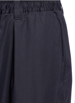 Detail View - Click To Enlarge - MARNI - Elastic waist cotton twill shorts