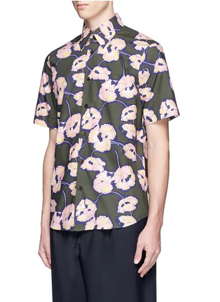 Front View - Click To Enlarge - MARNI - Floral print shirt
