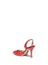 Detail View - Click To Enlarge - PAUL ANDREW - 'Passion' polka dot print grosgrain slingback pumps